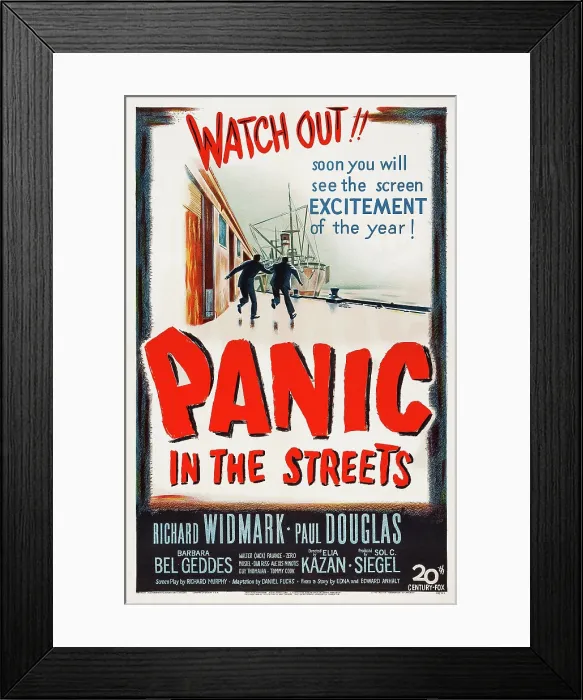 Framed Print : PANIC IN THE STREETS, 1950, (c) 20th Century Fox, TM & Copyright / Courtesy: Everett Collection Framed Print : PANIC IN THE STREETS, 1950, (c) 20th Century Fox, TM & Copyright / Courtesy: Everett Collection