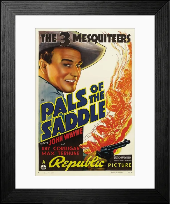 Framed Print : PALS OF THE SADDLE, John Wayne, 1938 Framed Print : PALS OF THE SADDLE, John Wayne, 1938