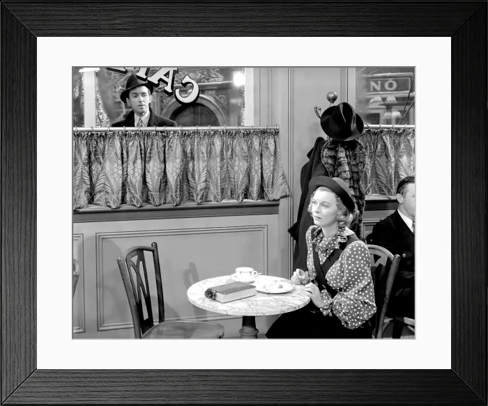 Framed Print : THE SHOP AROUND THE CORNER, James Stewart, Margaret Sullavan, 1940