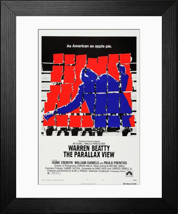 Framed Print : THE PARALLAX VIEW, US poster art, 1974 Framed Print : THE PARALLAX VIEW, US poster art, 1974