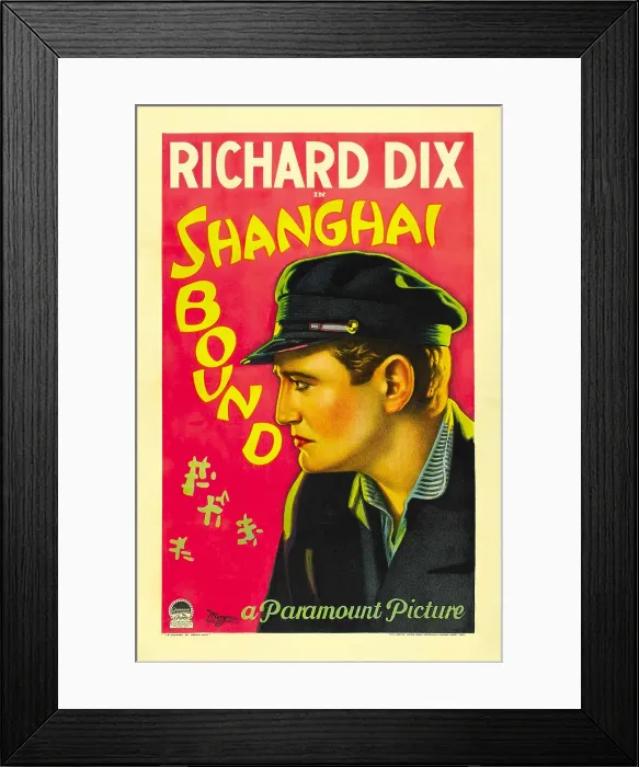 Framed Print : SHANGHAI BOUND, Richard Dix, 1927