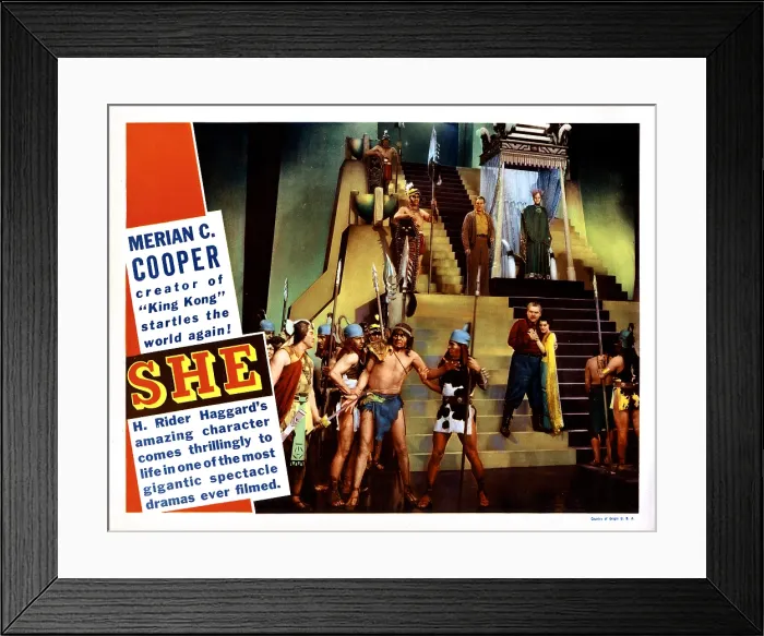 Framed Print : SHE, at right, Helen Mack, Nigel Bruce, 1935 Framed Print : SHE, at right, Helen Mack, Nigel Bruce, 1935