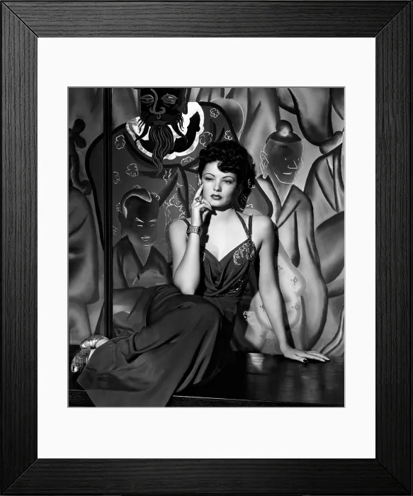 Framed Print : THE SHANGHAI GESTURE, Gene Tierney, 1941