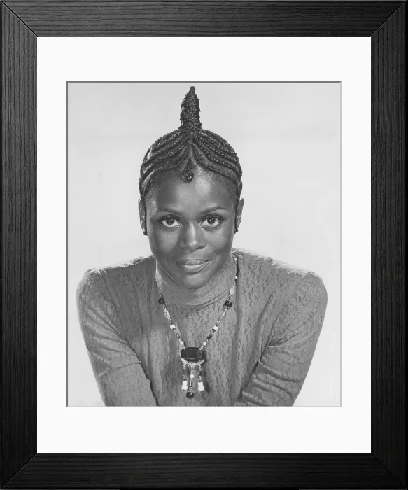 Framed Print : Cicely Tyson, 1972
