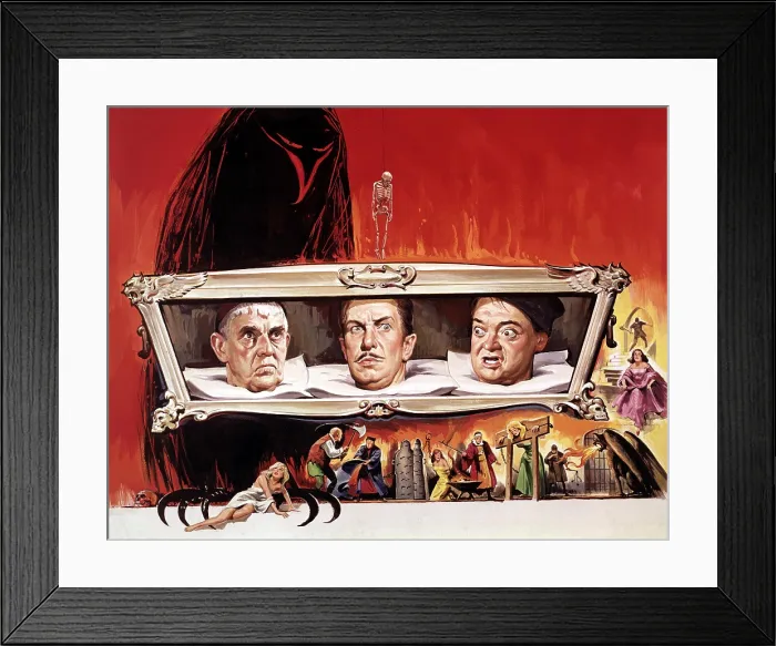 Framed Print : THE RAVEN, Boris Karloff, Vincent Price, Peter Lorre, 1963 Framed Print : THE RAVEN, Boris Karloff, Vincent Price, Peter Lorre, 1963