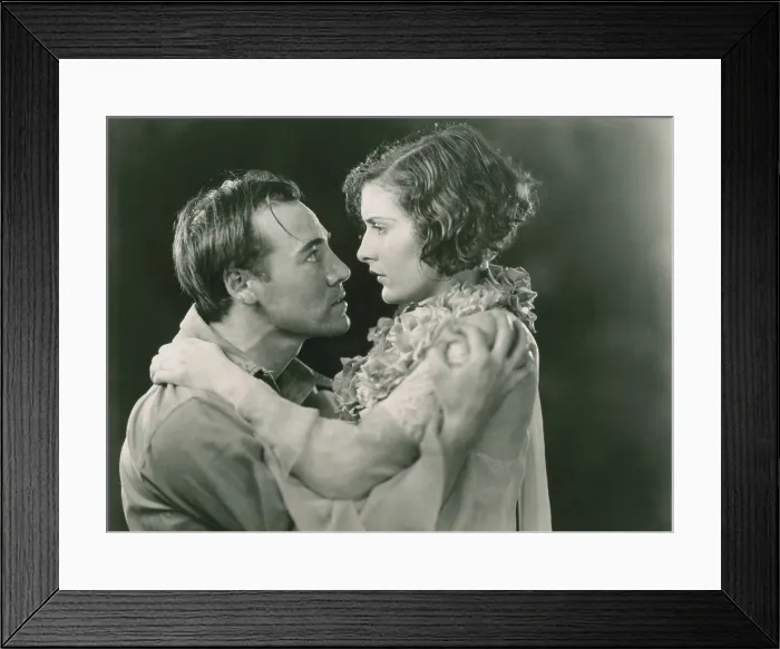 Framed Print : THE SHOWDOWN, l-r: George Bancroft, Evelyn Brent, 1928 Framed Print : THE SHOWDOWN, l-r: George Bancroft, Evelyn Brent, 1928