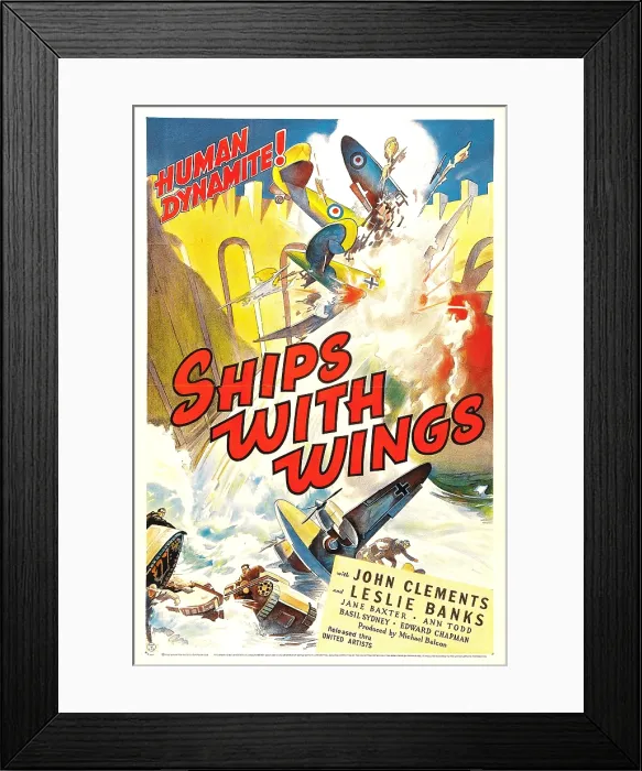Framed Print : SHIPS WITH WINGS, 1942
