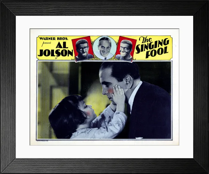 Framed Print : THE SINGING FOOL, from left, Davey Lee, Al Jolson, 1928 Framed Print : THE SINGING FOOL, from left, Davey Lee, Al Jolson, 1928