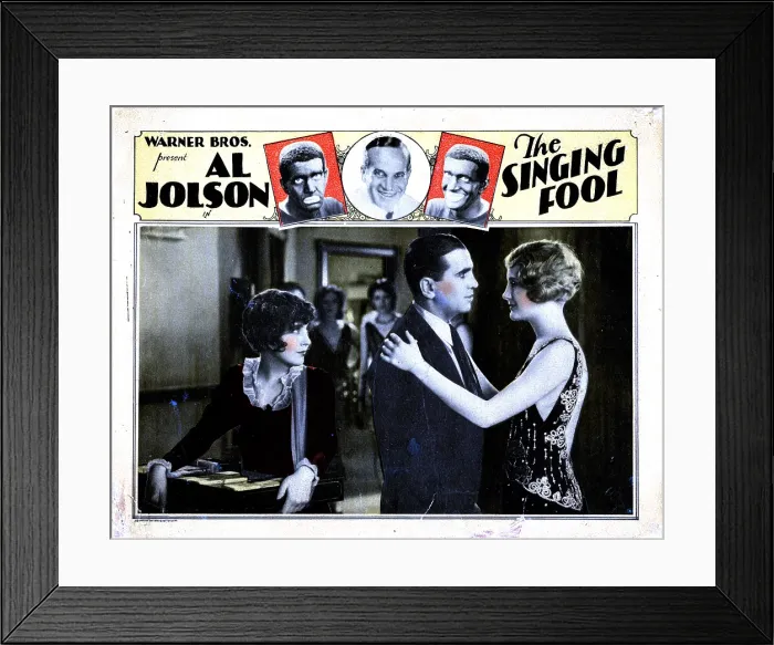 Framed Print : THE SINGING FOOL, from left, Betty Bronson, Al Jolson, Josephine Dunn, 1928 Framed Print : THE SINGING FOOL, from left, Betty Bronson, Al Jolson, Josephine Dunn, 1928