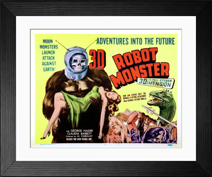Framed Print : ROBOT MONSTER, 1953