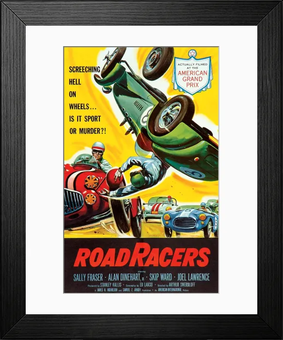 Framed Print : ROADRACERS, 1959