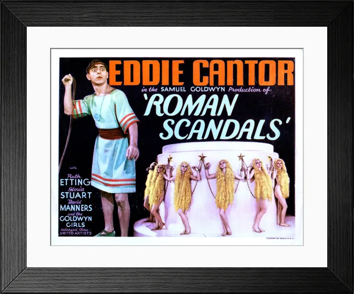 Framed Print : ROMAN SCANDALS, Eddie Cantor, 1933 Framed Print : ROMAN SCANDALS, Eddie Cantor, 1933