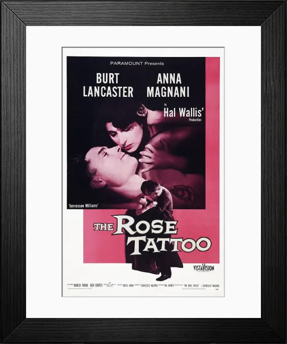 Framed Print : THE ROSE TATTOO, top from left: Burt Lancaster, Anna Magnani, 1955