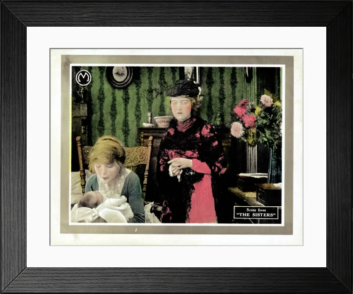 Framed Print : THE SISTERS, from left, Lillian Gish, Dorothy Gish, 1914 Framed Print : THE SISTERS, from left, Lillian Gish, Dorothy Gish, 1914