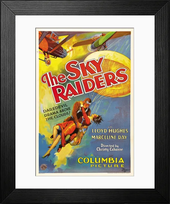 Framed Print : THE SKY RAIDERS, from left: Lloyd Hughes, Marceline Day, 1931