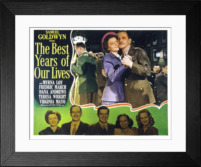 Framed Print : THE BEST YEARS OF OUR LIVES, Myrna Loy, Fredric March, 1946 Framed Print : THE BEST YEARS OF OUR LIVES, Myrna Loy, Fredric March, 1946