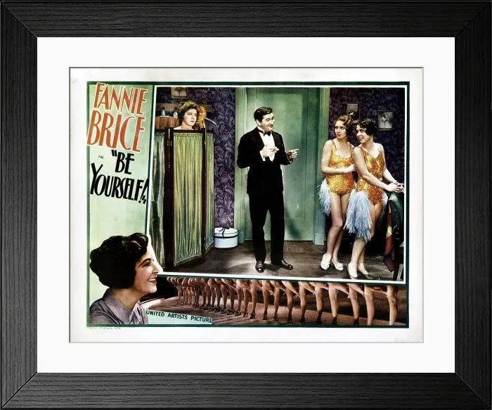 Framed Print : BE YOURSELF!, from left, Fanny Brice, Harry Green, Rita Flynn, Marjorie Kane, 1930