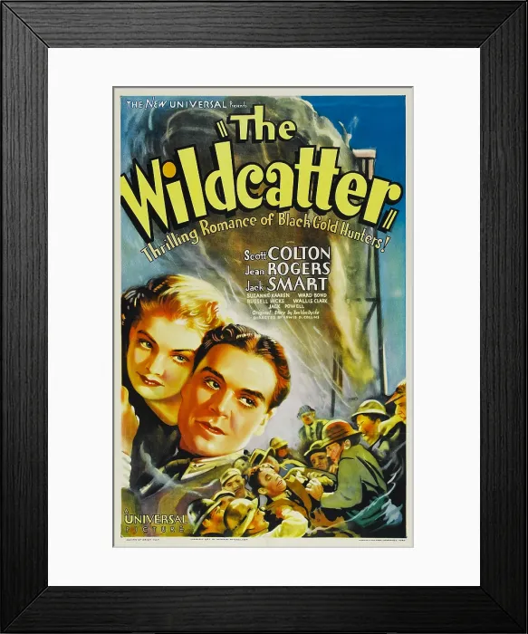 Framed Print : THE WILDCATTER, from left: Jean Rogers, Scott Colton, 1937 Framed Print : THE WILDCATTER, from left: Jean Rogers, Scott Colton, 1937