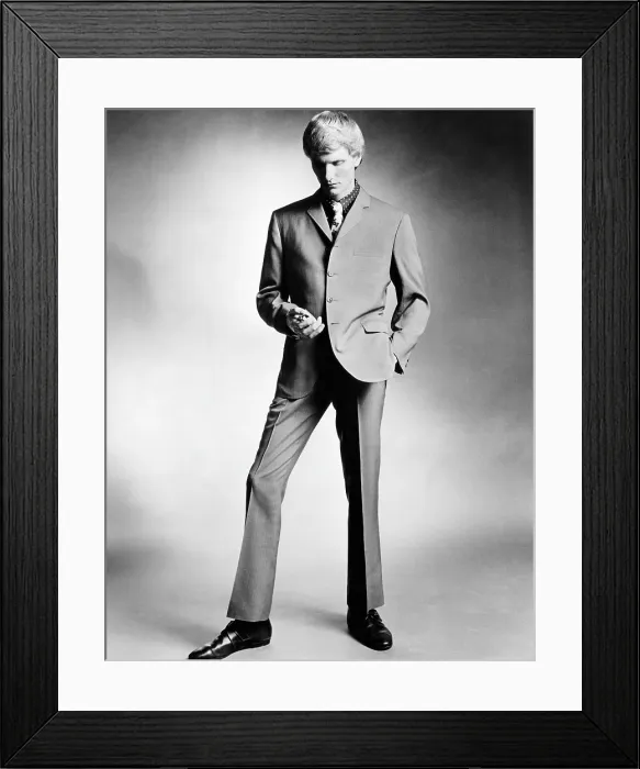 Framed Print : A man wearing the Gear Look, circa 1966. Photo: Courtesy: CSU Archives / Everett Collection