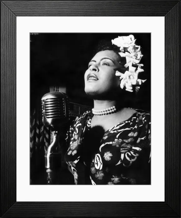 Framed Print : Billie Holiday.. Courtesy: CSU Archives  /  Everett Collection