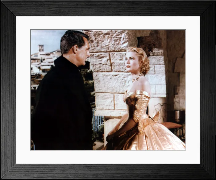 Framed Print : TO CATCH A THIEF, Grace Kelly, Cary Grant, 1955 Framed Print : TO CATCH A THIEF, Grace Kelly, Cary Grant, 1955