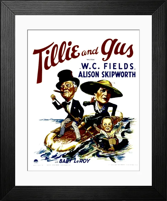 Framed Print : TILLIE AND GUS, W.C. Fields, Alison Skipworth, Baby LeRoy, 1933