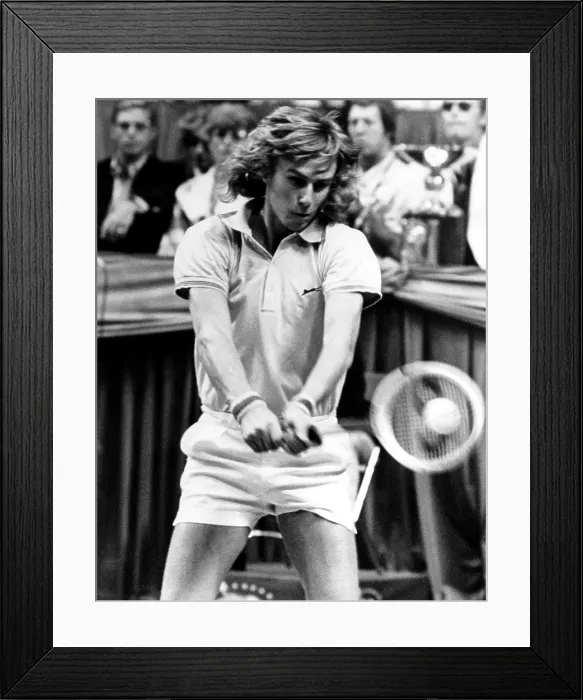 Framed Print : Bjorn Borg at the WCT Challenge Cup in Keauhou-Kona, Hawaii, 1976. Courtesy: CSU Archives / Everett Collection
