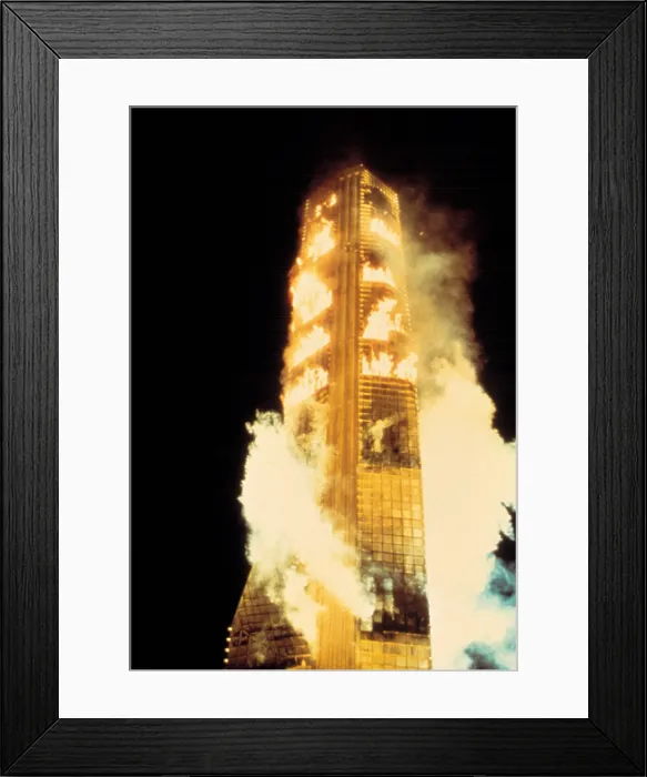 Framed Print : THE TOWERING INFERNO, 1974. TM and Copyright (c) 20th Century Fox Film Corp. All rights reserved. Courtesy: Everett Collection Framed Print : THE TOWERING INFERNO, 1974. TM and Copyright (c) 20th Century Fox Film Corp. All rights reserved. Courtesy: Everett Collection