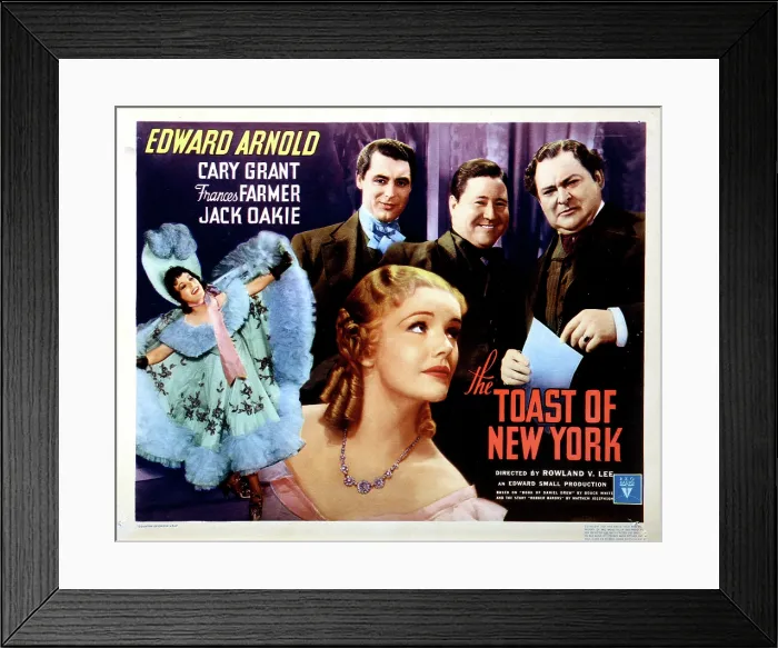 Framed Print : THE TOAST OF NEW YORK, Frances Farmer, Edward Arnold, Cary Grant, Jack Oakie, Thelma Leeds, 1937 Framed Print : THE TOAST OF NEW YORK, Frances Farmer, Edward Arnold, Cary Grant, Jack Oakie, Thelma Leeds, 1937