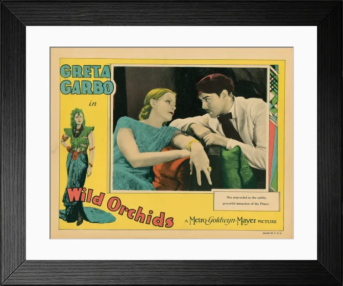 Framed Print : WILD ORCHIDS, from left: Greta Garbo, Nils Asther, 1929 Framed Print : WILD ORCHIDS, from left: Greta Garbo, Nils Asther, 1929