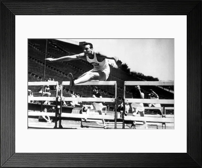 Framed Print : Robert Bruce Mathias, Decathalon Champion, 1949. Courtesy: CSU Archives  /  Everett Collection