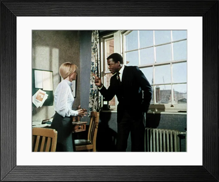 Framed Print : TO SIR WITH LOVE, Suzy Kendall, Sidney Poitier, 1967 Framed Print : TO SIR WITH LOVE, Suzy Kendall, Sidney Poitier, 1967