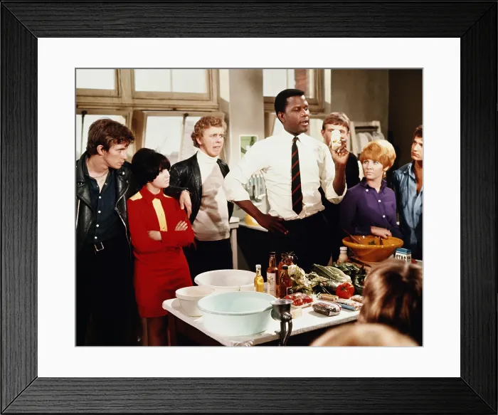 Framed Print : TO SIR WITH LOVE, Christian Roberts, Adrienne Posta, Richard Willson, Sidney Poitier, Lulu, 1967, classroom Framed Print : TO SIR WITH LOVE, Christian Roberts, Adrienne Posta, Richard Willson, Sidney Poitier, Lulu, 1967, classroom