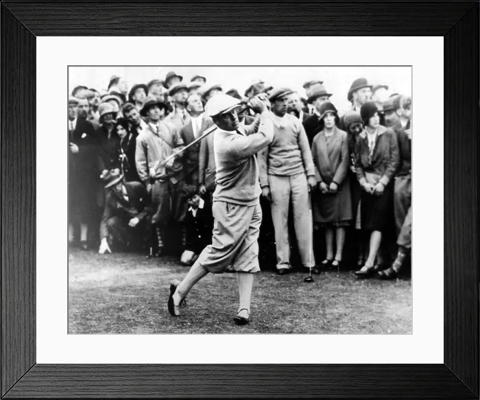 Framed Print : Bobby Jones at the British Amateur Golf Championship at St. Andrews, Scotland, June 1930. Courtesy: CSU Archives  /  Everett Collection