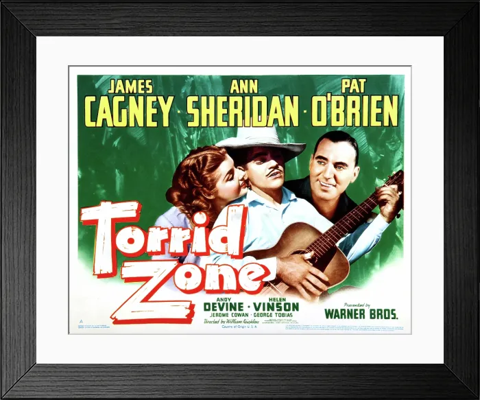Framed Print : TORRID ZONE, Ann Sheridan, James Cagney, Pat O'Brien, 1940