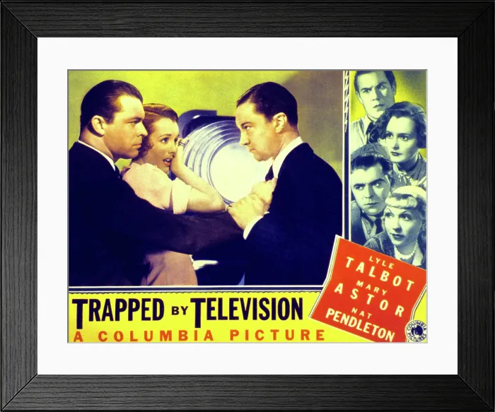 Framed Print : TRAPPED BY TELEVISION, Lyle Talbot, Mary Astor, 1936 Framed Print : TRAPPED BY TELEVISION, Lyle Talbot, Mary Astor, 1936