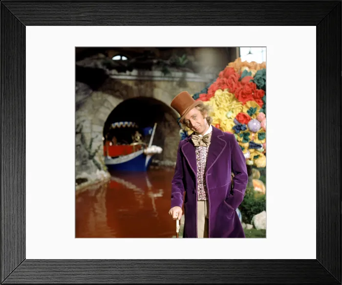 Framed Print : WILLY WONKA AND THE CHOCOLATE FACTORY, Gene Wilder, 1971