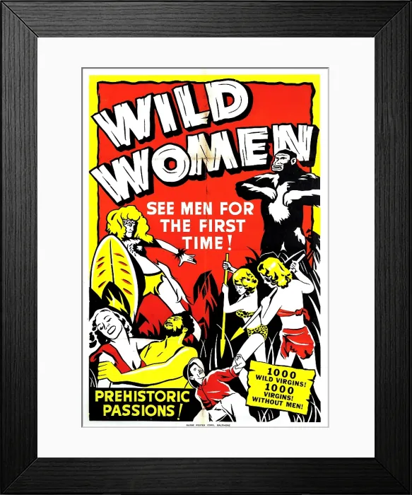 Framed Print : WILD WOMEN, (aka BOWANGA BOWANGA), 1951 Framed Print : WILD WOMEN, (aka BOWANGA BOWANGA), 1951