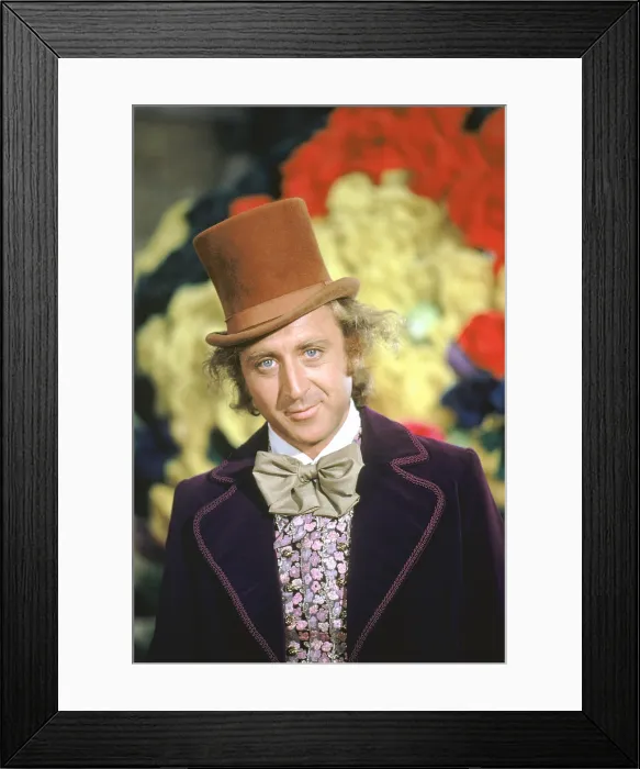 Framed Print : WILLY WONKA AND THE CHOCOLATE FACTORY, Gene Wilder, 1971 Framed Print : WILLY WONKA AND THE CHOCOLATE FACTORY, Gene Wilder, 1971