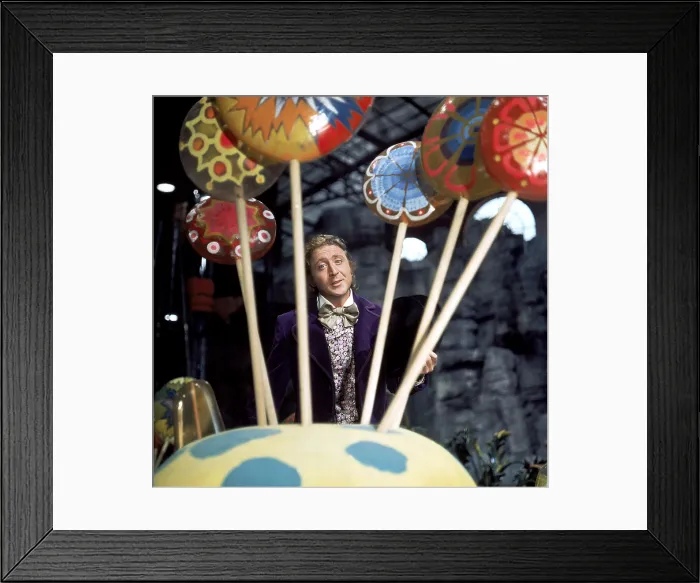Framed Print : WILLY WONKA AND THE CHOCOLATE FACTORY, Gene Wilder, 1971