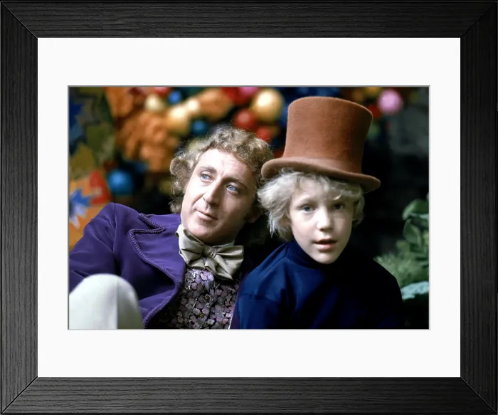 Framed Print : WILLY WONKA AND THE CHOCOLATE FACTORY, Gene Wilder, Peter Ostrum, 1971