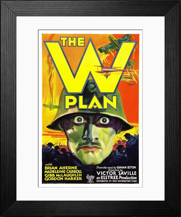 Framed Print : THE W PLAN, Brian Aherne, 1931