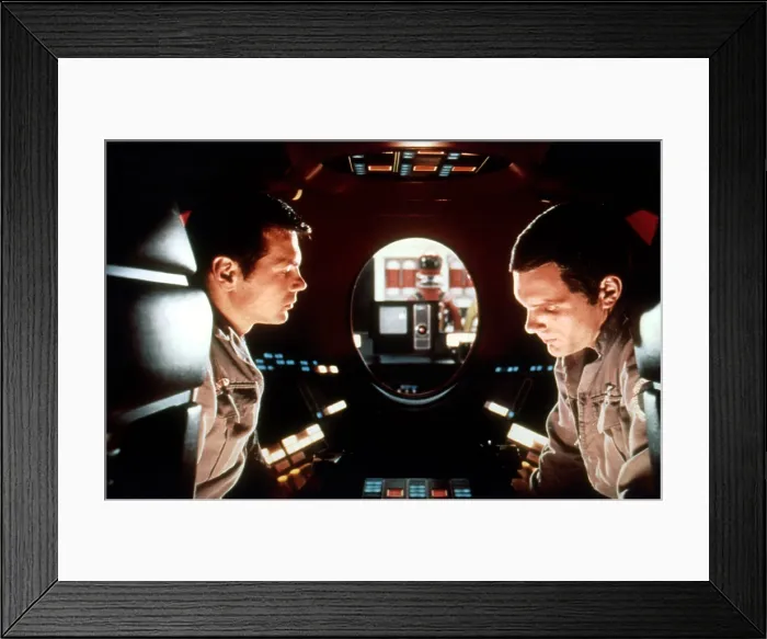 Framed Print : 2001: A SPACE ODYSSEY, Gary Lockwood, Keir Dullea, 1968