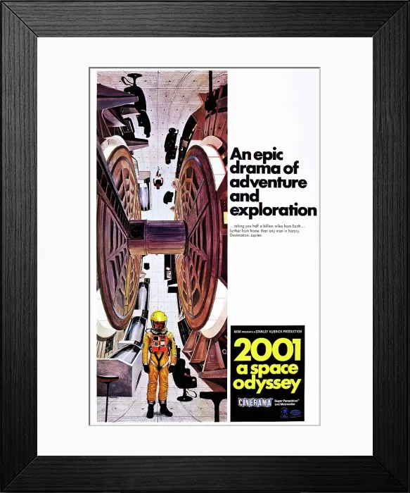 Framed Print : 2001: A SPACE ODYSSEY, US poster, 1968