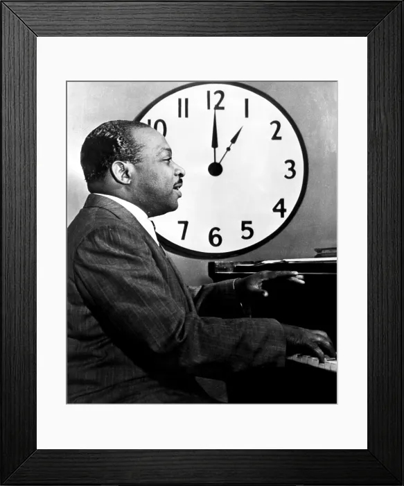 Framed Print : Count Basie, circa 1950s. Courtesy: CSU Archives / Everett Collection Framed Print : Count Basie, circa 1950s. Courtesy: CSU Archives / Everett Collection