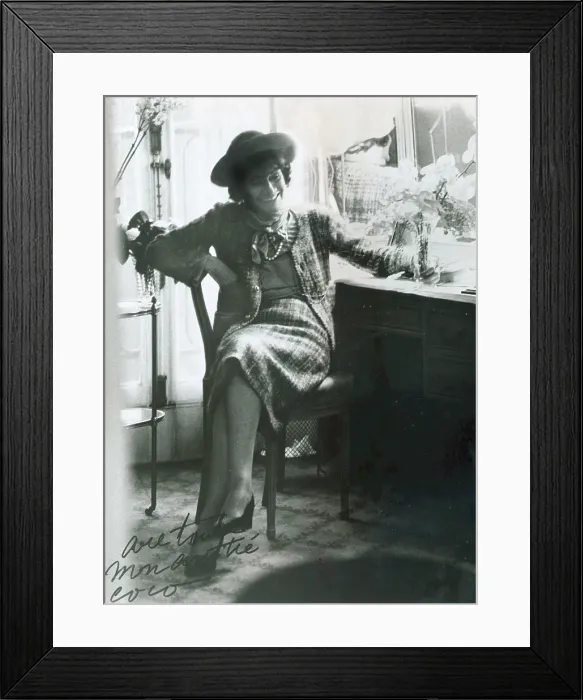 Framed Print : GABRIELLE COCO CHANEL, c. mid 1960s. Courtesy: CSU Archives / Everett Collection Framed Print : GABRIELLE COCO CHANEL, c. mid 1960s. Courtesy: CSU Archives / Everett Collection