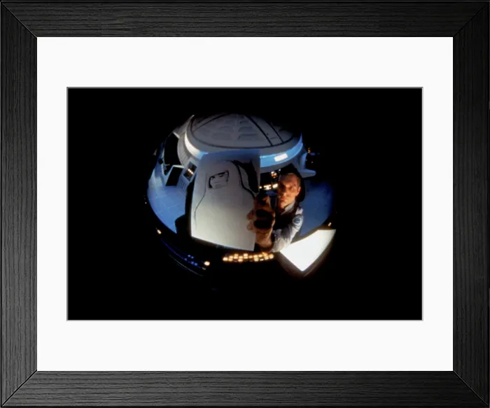 Framed Print : 2001: A SPACE ODYSSEY, Keir Dullea as seen through HAL, 1968.' Framed Print : 2001: A SPACE ODYSSEY, Keir Dullea as seen through HAL, 1968.'