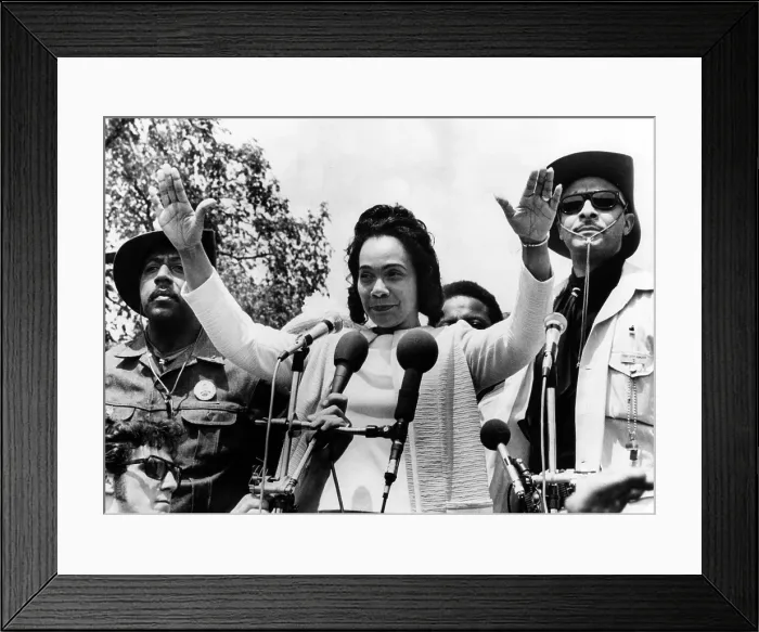 Framed Print : Coretta Scott King at anti Vietnam War rally on Ellipse across from White House, Washington, D.C. May 09, 1970.. Courtesy: CSU Archives / Everett Collection Framed Print : Coretta Scott King at anti Vietnam War rally on Ellipse across from White House, Washington, D.C. May 09, 1970.. Courtesy: CSU Archives / Everett Collection