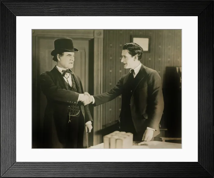 Framed Print : YELLOW STAIN, right: John Gilbert, 1922 Framed Print : YELLOW STAIN, right: John Gilbert, 1922