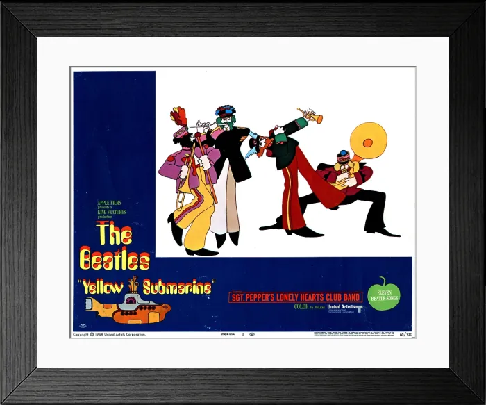 Framed Print : YELLOW SUBMARINE, The Beatles, 1968